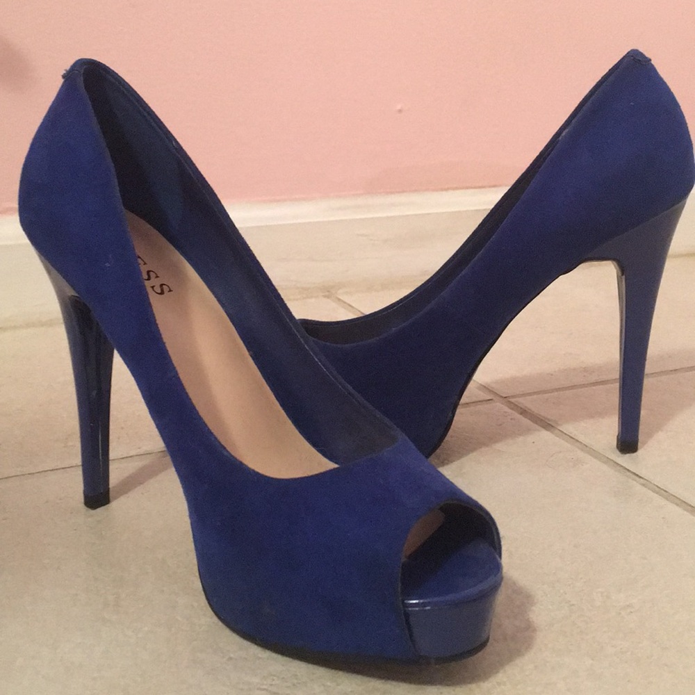 Guess Royal Blue Pumps